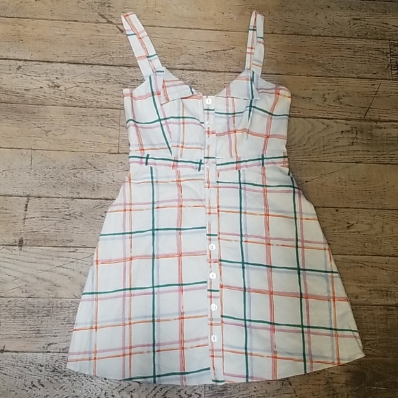 Wayf Dresses & Skirts - WAYF Linen Blend Fit and Flare Mini Dress Size 10